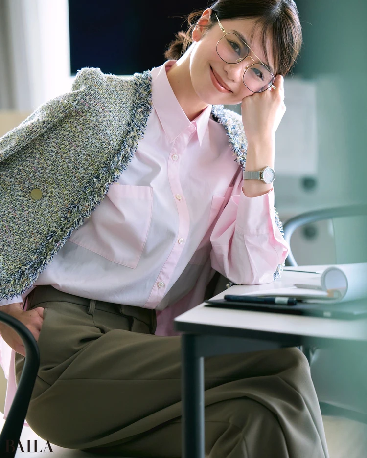 佐藤晴美 ジャケットコーデ