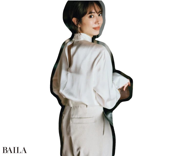 セミドライなひとつ結び