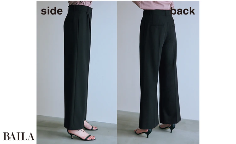 豊富なサイズ展開が嬉しい!「デ・プレ」のハイウエストパンツ【働く30代に最高のオフィス服】_2