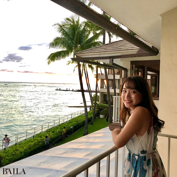 「20歳くらいの頃の私。水分太りというか、とてもむくみやすい体質でした。二の腕もプルプルしています（笑）」（田辺さん）