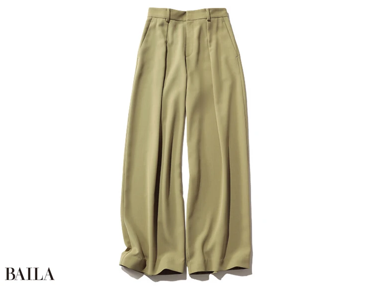 カラーワイドパンツ