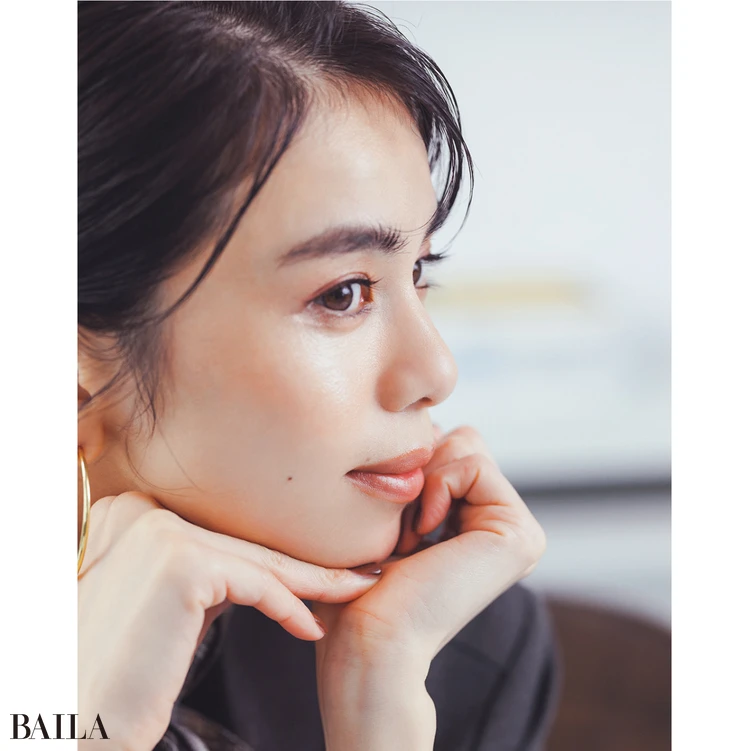 顔の中に明るさがある