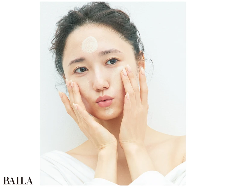 《2》スキンケアする感覚で内から外へ優しくのばす