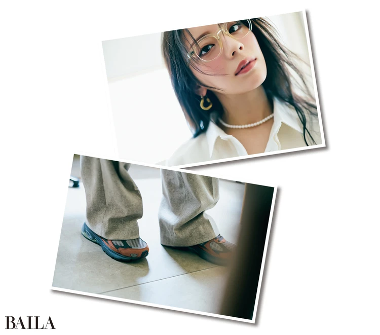 まろやかトーンを味方に、ときにはハンサム気分を満喫