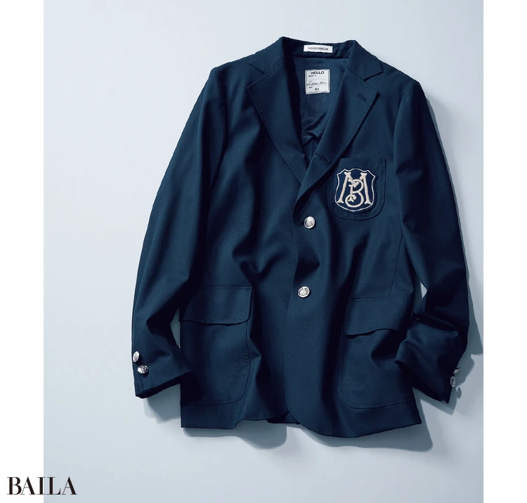 ジャケット￥138600／マディソンブルー