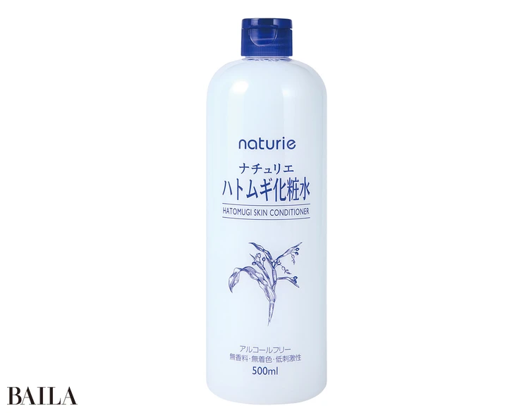 ナチュリエ ハトムギ化粧水 500ml ¥748(編集部調べ)/イミュ