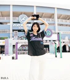 ZOZOマリンスタジアムと佐藤晴美