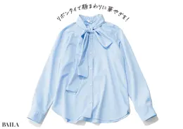 リボンタイシャツ