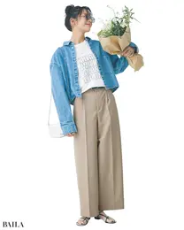 《Day6》近所でショッピング　UNTITLED（アンタイトル）のカセット服で着回し