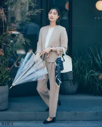 雨の日の外回り▶︎撥水パンツ