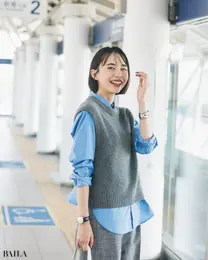 ニットベスト-1