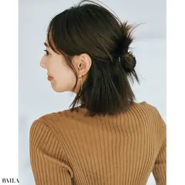 センター分け×タイト