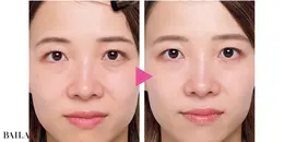 「朝起きたときのもっちりハリ感がまったく違う！　メイクのりも格段UP。」勝本理紗さん