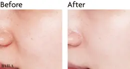 ロゼカラーの効果で、白浮きすることなく肌を明るくトーンアップ。さりげなく血色感も帯びた肌に。