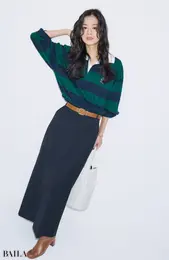 トーンを合わせた靴＆ベルトが1セットあると便利！