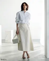 JIL SANDER（ジルサンダー）のピンタックシャツ 佐藤晴美