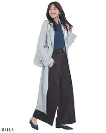 シャツ×パンツできちんと感重視の日も ベルトでさりげない着映えを狙って