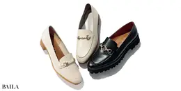 営業で外回り▶︎大きめリュックと釣り合う ダブルジャケットで颯爽と