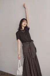 重ねるほどに奥行きが生まれてＴシャツコーデも洗練感たっぷりに