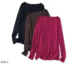 インティミッシミのモダールカシミヤトップス