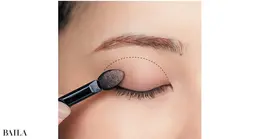 《3》アイシャドウはアウトラインを引く前に