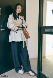 鈴木友菜 　【理由1】「合わせる着こなしを選ばない」からバタバタの平日朝もノールックでOK