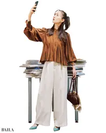 《Day7》色のコントラストでコーデに緩急を。ニシダ先生ってば連絡とれないと思ったら、競馬してるじゃない！（怒）