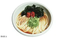 ぶっかけうどん（冷）￥490＋梅￥90＋わかめ￥80