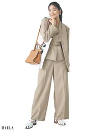 《Day3》会社帰りに習い事へ　UNTITLED（アンタイトル）のカセット服で着回し