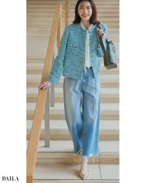 モダンツイードジャケット