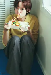 チェックパンツ-4