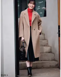 ユナイテッドアローズのシャギー ビッグテーラード コート　¥50600