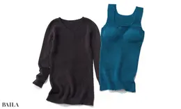 タンクトップ￥4840・インナー￥5390／トリンプ・インターナショナル・ジャパン（スロギー）