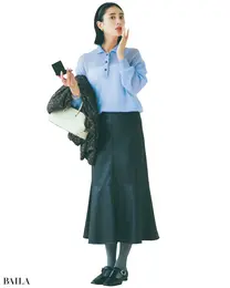 爽やかなフェミニン感を決め手に 初対面から一歩リード