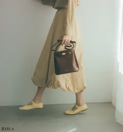 佐藤晴美　スカート￥12000／プラステ