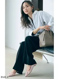 鈴木友菜　靴（1.5）￥27500／ツル バイ マリコ オイカワ