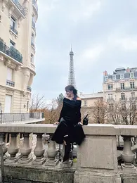 田辺優希さん （29歳） エッフェル塔を正面から狙える穴場スポット！