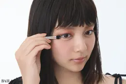 プロセス2　下まぶた全体は淡ピンクで甘さを