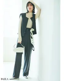 モダンなジレアップに頼って 高揚感あふれる色遊びを