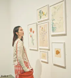 市川紗椰　様々な 年代に描かれた細密な植物画。並々ならぬ絵 画の才能が感じられます