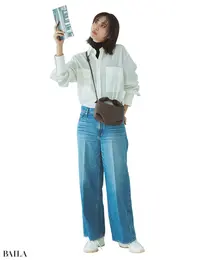 土屋巴瑞季　移動時の着心地と観光時のおしゃれさを両立したい1日目。