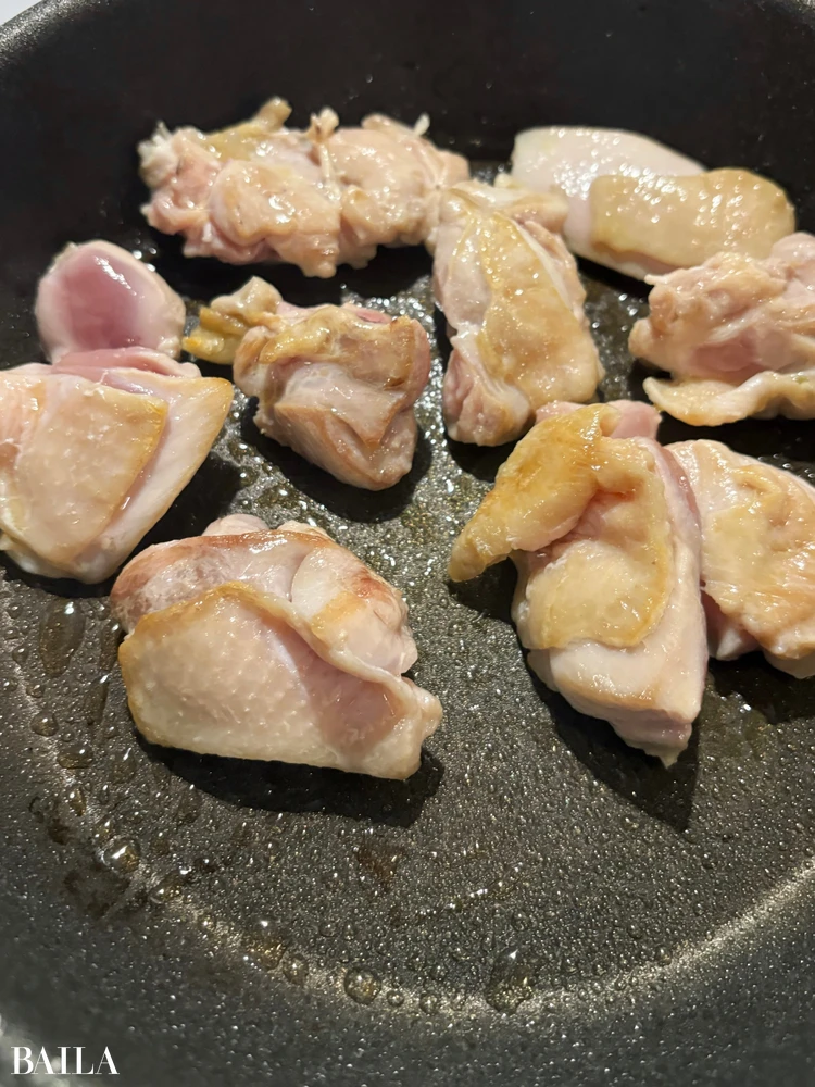 チキンレモンクレソン煮　調理手順