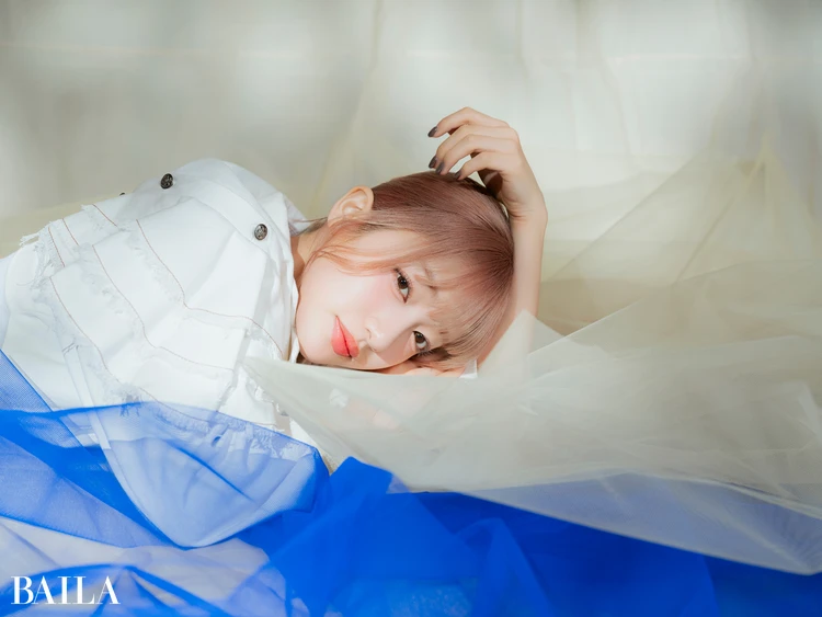 私立恵比寿中学の桜木心菜さん　憂いのある表情