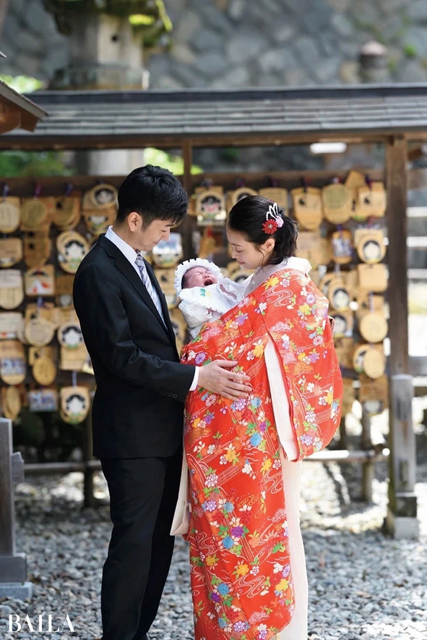 スーパーバイラーズ清水麻衣さん　お宮参り