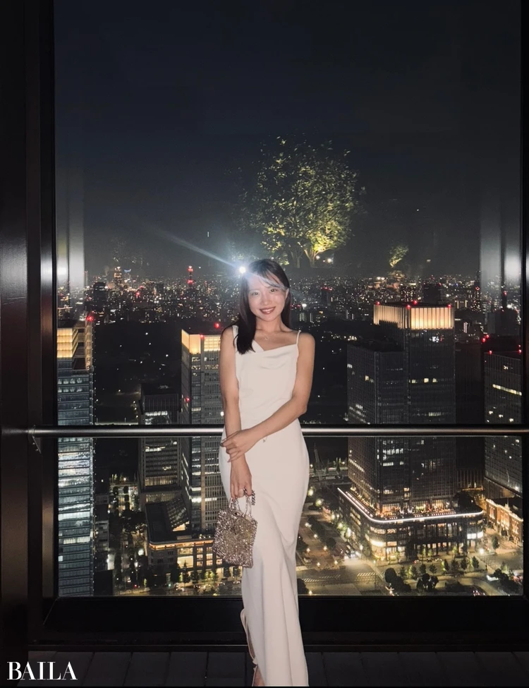 （現在）：「骨格ウェーブなので、下半身にお肉がつきやすいタイプ。でも、ホットヨガのおかげで、二の腕や太もも、お腹まわりがスッキリしました。1〜2年で体重は６kg落ちて、見た目もかなり変わりました」（田辺さん） 