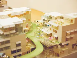  「山本理顕展—コミュニティーと建築—」＠横須賀美術館 　模型「地域社会圏モデル」（2010年）