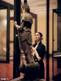 市川紗椰 「東博コレクション展」＠東京国立博物館 　仏像を中心とした彫刻の展示は、作品保護の観点から約3カ月ごとに展示替え。このときしか会えないというお宝も、けっこう多いのです。ガラスケースの透明度の高さや照明技術の進化で、細部まで本当によく見えて面白い