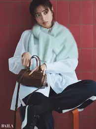 土屋巴瑞季　ひと巻きで洒落感も防寒も欲張れる！