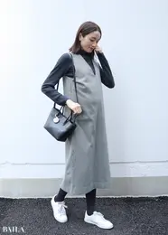 「妊娠中に11kg増えた体重は、見た目にも大きな変化となって現れました。顔まわりがふっくらして、からだも重く感じました」（加納さん）