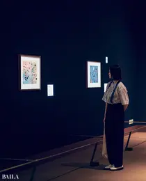 市川紗椰…「ミロ展」＠東京都美術館　　〈星座〉シリーズ（1940〜41年）は、第二次世界大戦の戦禍を逃れながら制作された